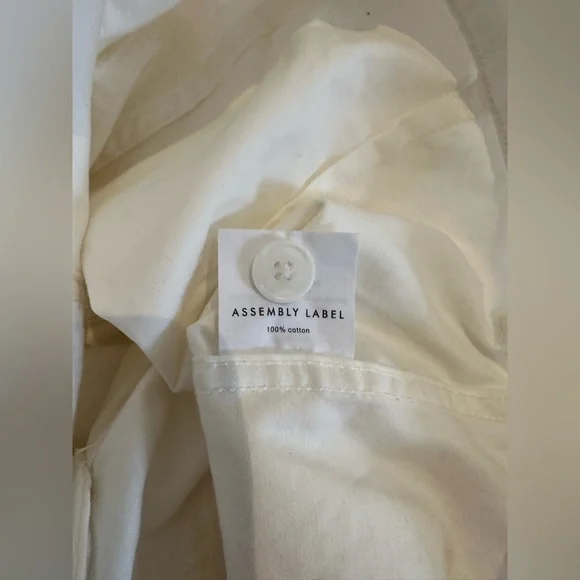 BNWT Assembly Label 100% cotton Harper Pants - Picture 2 of 6